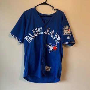 Jose Bautista Toronto blue jays jersey mint blue